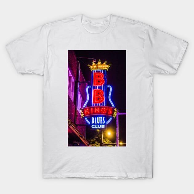 Beale St, Memphis, Tennessee, USA. T-Shirt by VickiWalsh